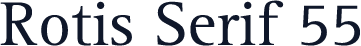 Rotis Serif 55