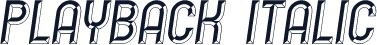 Playback Italic