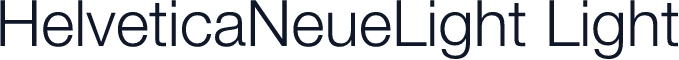 HelveticaNeueLight Light