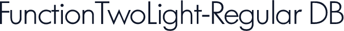 FunctionTwoLight-Regular DB