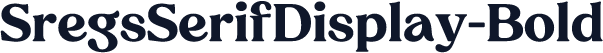 SregsSerifDisplay-Bold