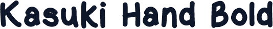 Kasuki Hand Bold