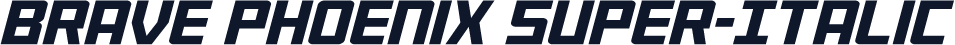 Brave Phoenix Super-Italic
