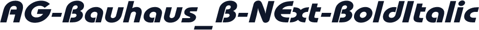 AG-Bauhaus_B-NExt-BoldItalic