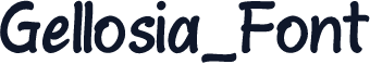 Gellosia_Font