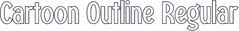 Cartoon Outline Regular