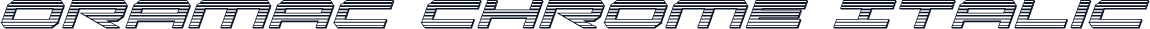Oramac Chrome Italic