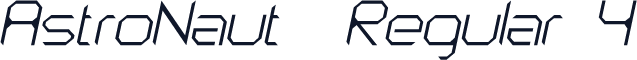 AstroNaut  Regular 4