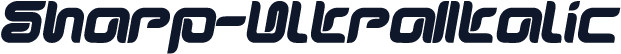 Sharp-UltraItalic