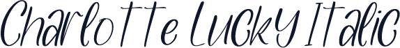 Charlotte Lucky Italic