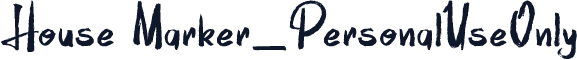 House Marker_PersonalUseOnly