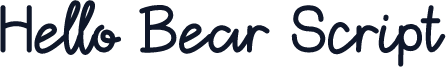 Hello Bear Script