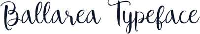 Ballarea Typeface