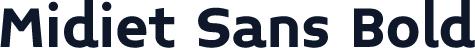 Midiet Sans Bold