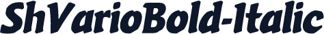 ShVarioBold-Italic