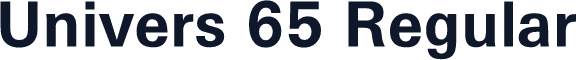 Univers 65 Regular