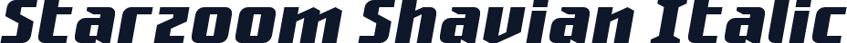 Starzoom Shavian Italic