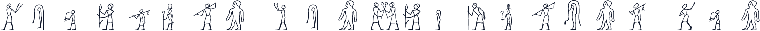 Linotype Hieroglyphes One