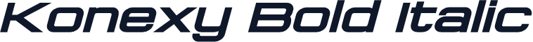 Konexy Bold Italic