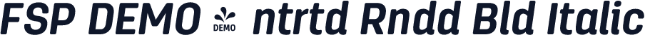 FSP DEMO - ntrtd Rndd Bld Italic