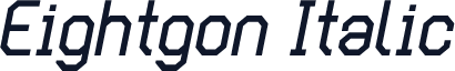 Eightgon Italic