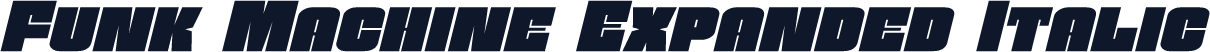 Funk Machine Expanded Italic