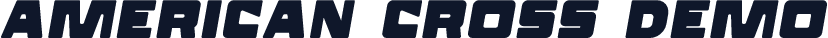 American Cross Demo