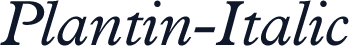 Plantin-Italic