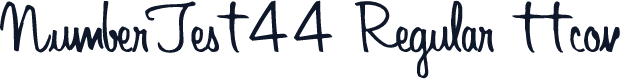 NumberTest44 Regular ttcon