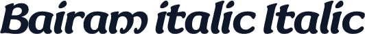 Bairam italic Italic