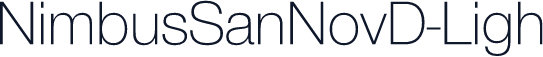 NimbusSanNovD-Ligh