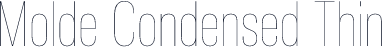 Molde Condensed Thin