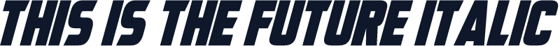 This Is The Future Italic