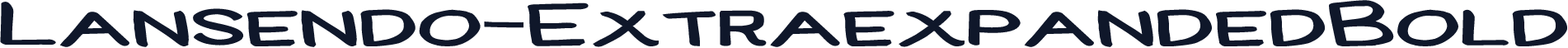 Lansendo-ExtraexpandedBold