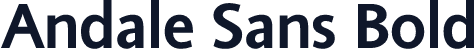 Andale Sans Bold