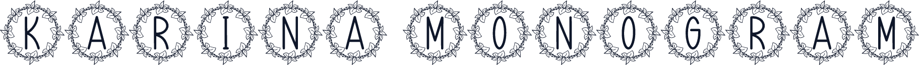 Karina Monogram