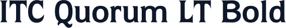 ITC Quorum LT Bold