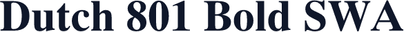 Dutch 801 Bold SWA