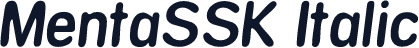 MentaSSK Italic