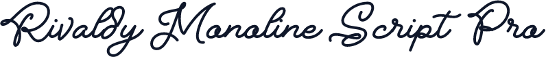 Rivaldy Monoline Script Pro
