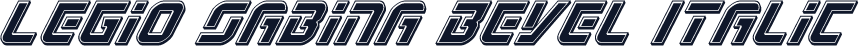 Legio Sabina Bevel Italic