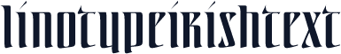LinotypeIrishText