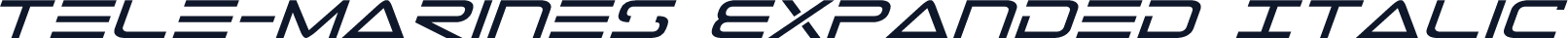 Tele-Marines Expanded Italic