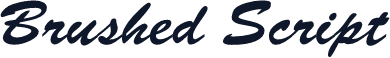 Brushed Script