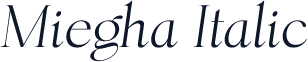 Miegha Italic