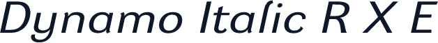 Dynamo Italic R X E