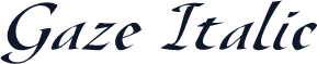 Gaze Italic