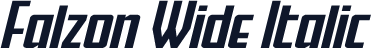 Falzon Wide Italic