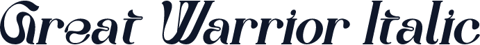 Great Warrior Italic