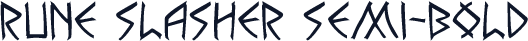Rune Slasher Semi-Bold